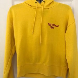 “No thank you” Sweatshirt